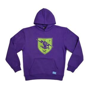 Bungie “streetwise vest” Destiny oversized purple hoodie